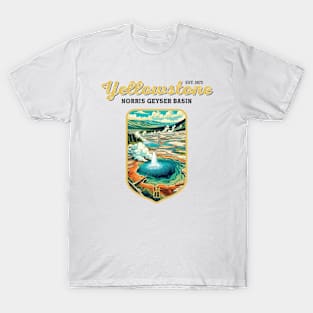 USA - NATIONAL PARK - YELLOWSTONE - Norris Geyser Basin - 4 T-Shirt